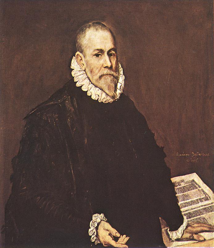 GRECO, El Portrait of a Doctor dfh